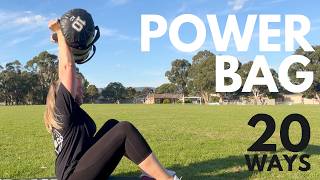 20 Ways to use a Powerbag | Exercises Ideas for Bootcamp, Coaches & personal Trainers