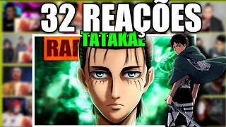 MULTI REACT Rap do Eren Yeager (Attack on Titan) // Nível Tatakae // TK RAPS