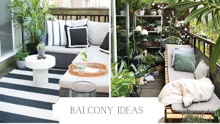 Balcony Decorating Ideas | Small Balcony Inspiration | And Then There Was Style