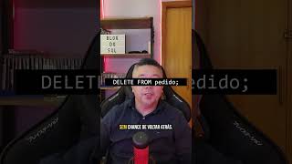 Deletar dados sem backup vs. rotina segura #sql #bancodedados #shorts