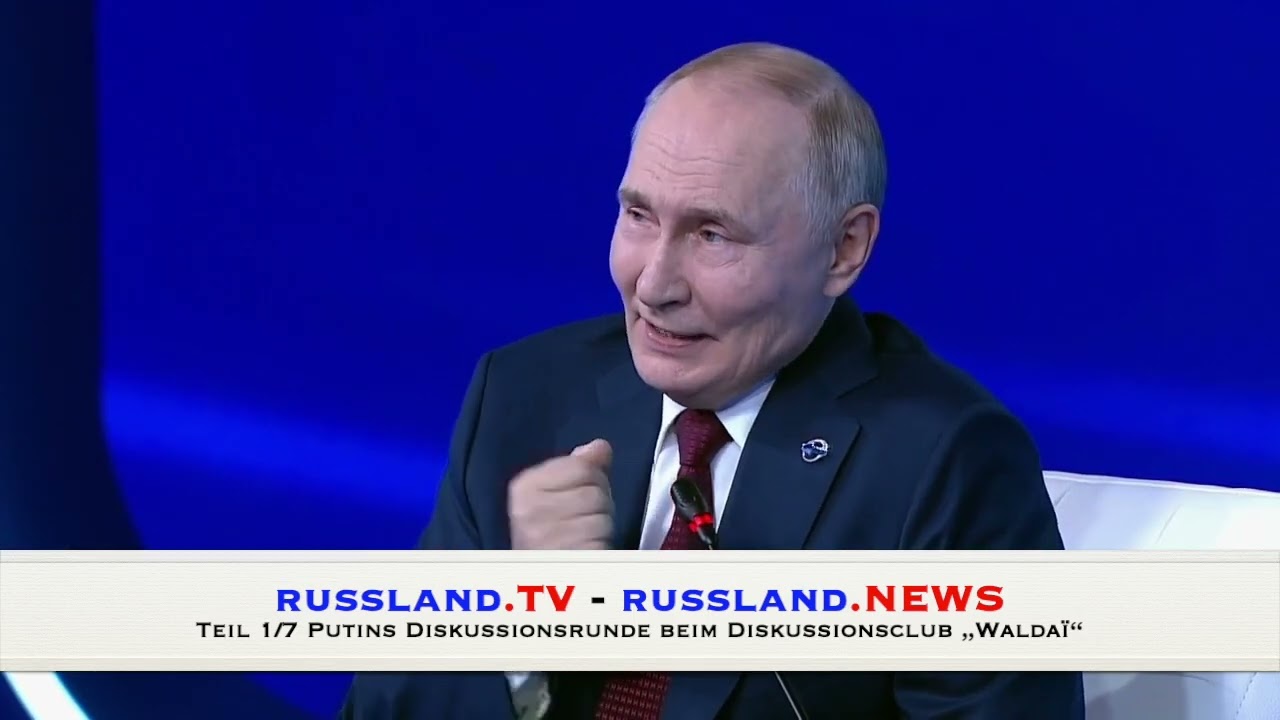 Teil 1/7 DE-Putins Diskussionsrunde beim Diskussionsclub „Waldaï“