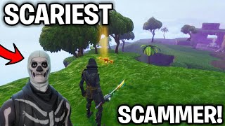 Worlds Scariest Scammer Scams Himself (Scammer Gets Scammed) Fortnite Save The World