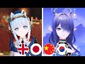 MEETING INEFFA AND NOD-KRAI TEASER in 4 Different Languages | Genshin Impact Language Comparison