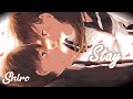 Nightcore → Stay (Female Cover/Lyrics)
