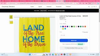 Country pride words on teespring products