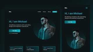 Build a Personal Portfolio website using HTML, CSS and JavaScript (from scratch)
