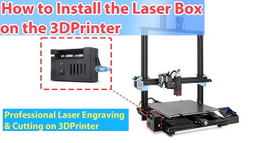 How to Install Sovol Laser Box on the 3DPrinter and Make Professional Laser Engraving and Cutting