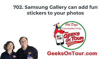 Add stickers to your photos with Samsung Gallery Tutorial Video 702