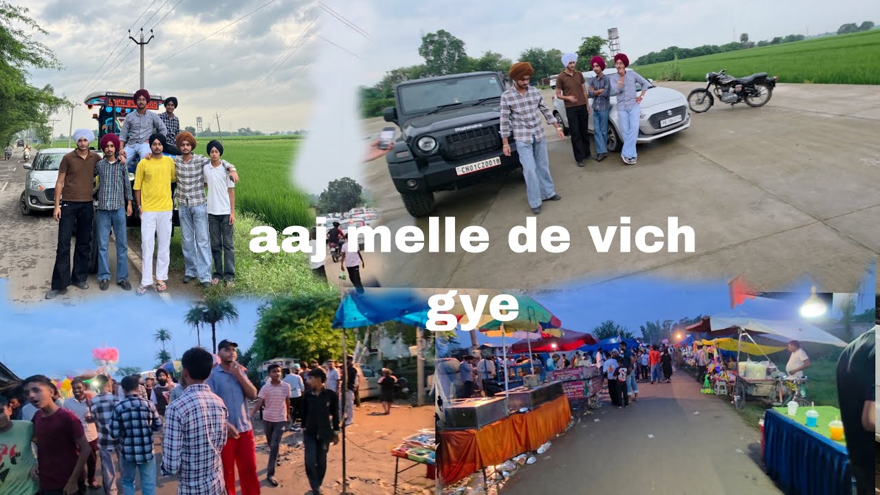 Aaj mele de vich gye chadiala pind vich