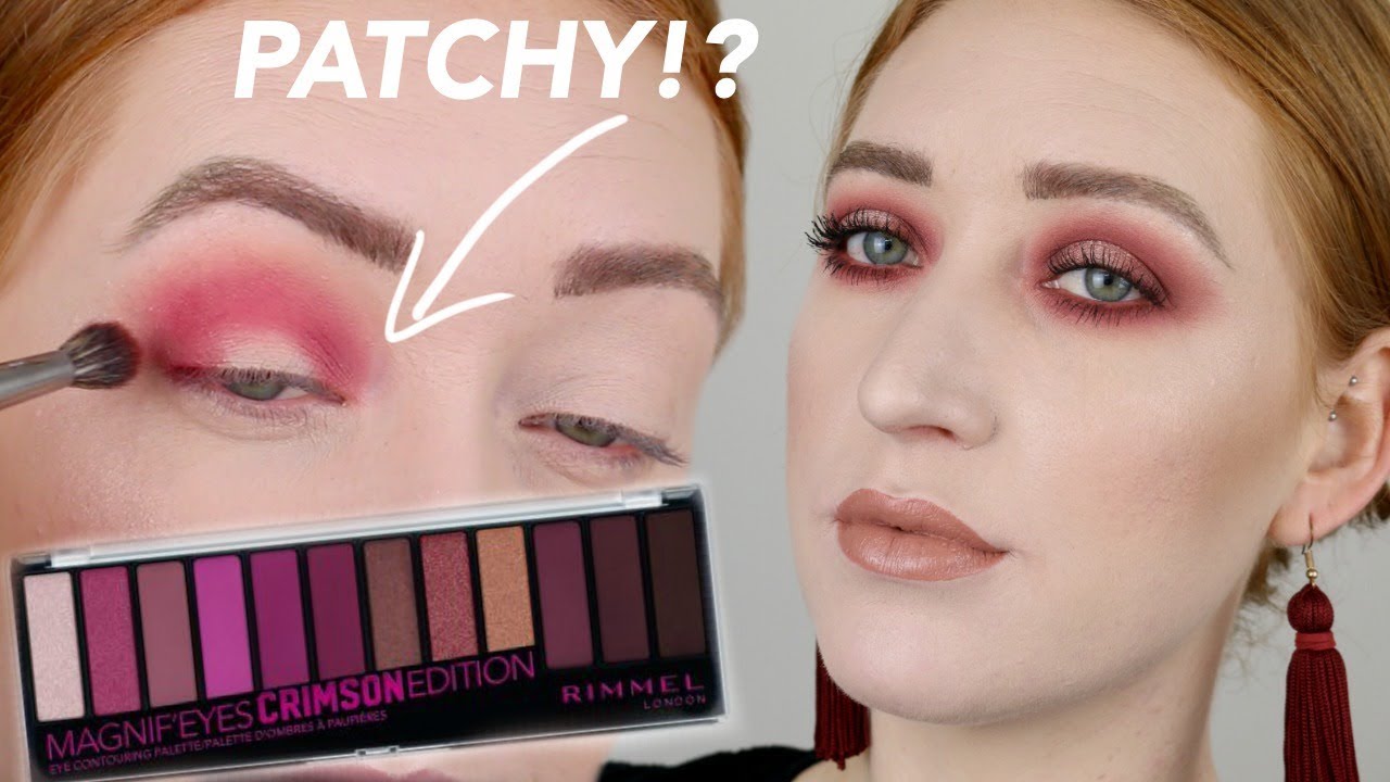 RIMMEL CRIMSON PALETTE REVIEW! - YouTube