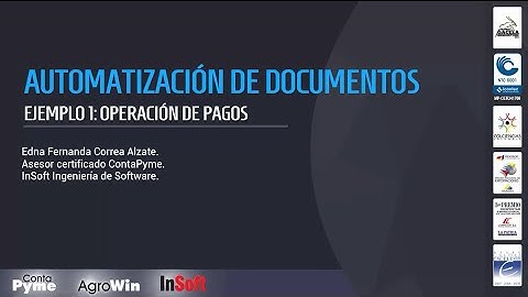 Software contable ContaPyme - Ejemplo 1: Operación de pagos
