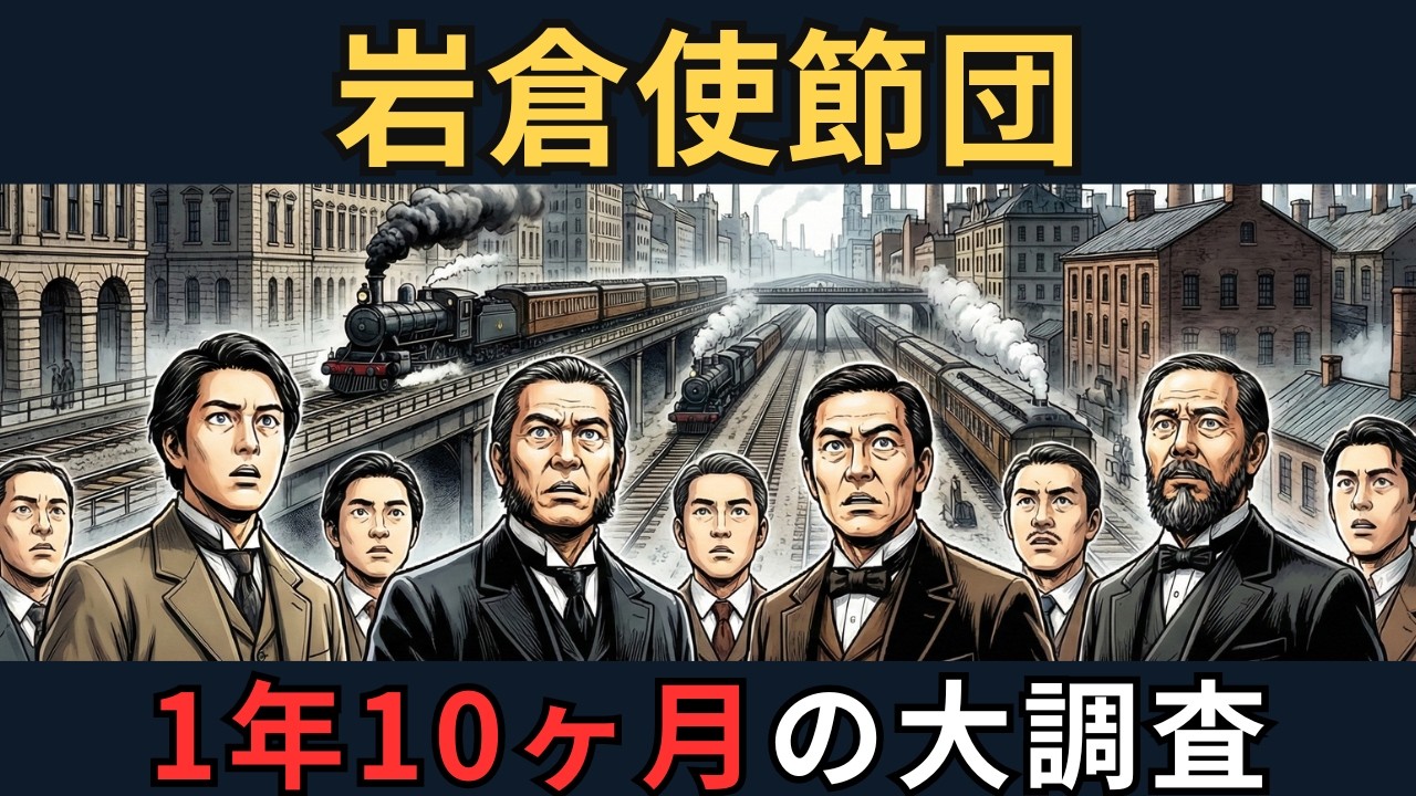 岩倉使節団｜明治政府のトップが消えた１年１０ヶ月の大旅行｜ざっくり解説