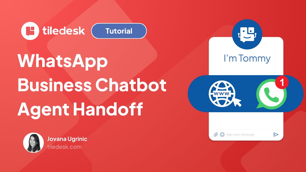 See what a WhatsApp Business Chatbot Agent Handoff looks like - YouTube