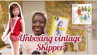 Unboxing 60th Anniversary skipper and making her true vintage clothes| simplicity 5861