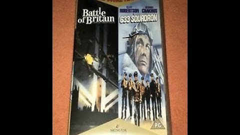 Original VHS Opening and Closing to Battle of Britain/633 Squadron UK VHS Tape
