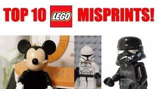 Top 10 LEGO Minifigure MISPRINT'S!