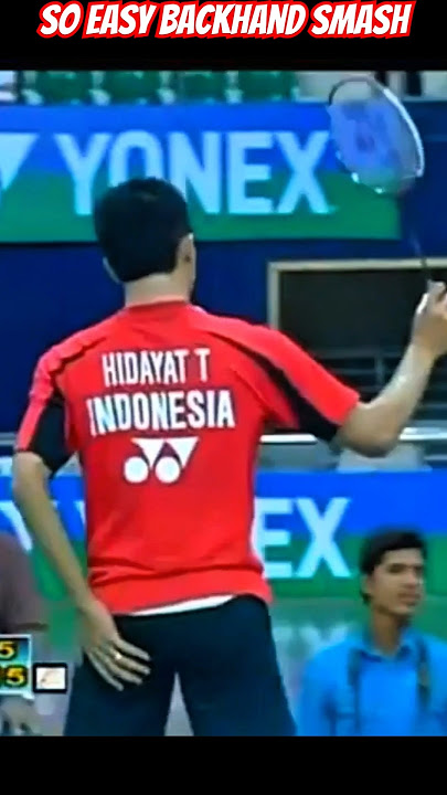 Taufik Hidayat So Easy Backhand Smash - Legendary Backhand Smash #bulutangkis #badminton #バドミントン