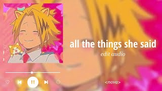 all the things she said - t.A.t.u - edit audio