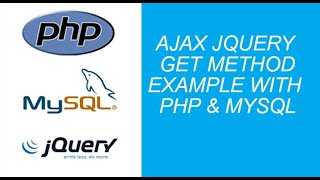 AJAX MYSQL Database Example | 100% Practical