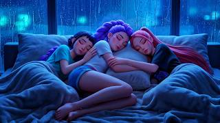 Sleep in 5 Minutes 🌙 Huntrix Rumi, Mira &amp; Zoey • Rain Night Sleep Music Therapy