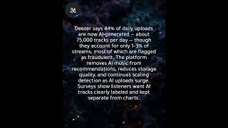 Deezer reports 44% of daily song uploads are AI-generated