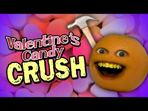 Annoying Orange - Valentine's Candy Crush (feat. Jess Lizama & Kevin Brueck)