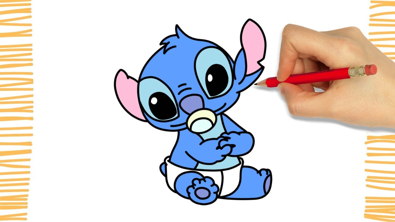 How to Draw BABY STITCH I Easy 