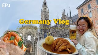 Germany Vlog 🇩🇪เที่ยวเยอรมันครั้งแรก 10วันแบบสบายกระเป๋าเพราะ college ออกทุนให้ครึ่ง! EP.1