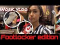 COME TO WORK WITH ME! (footlocker edition) | grwm | vlog