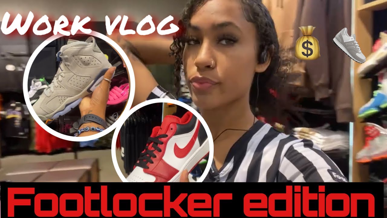 COME TO WORK WITH ME! (footlocker edition) | grwm | vlog - YouTube