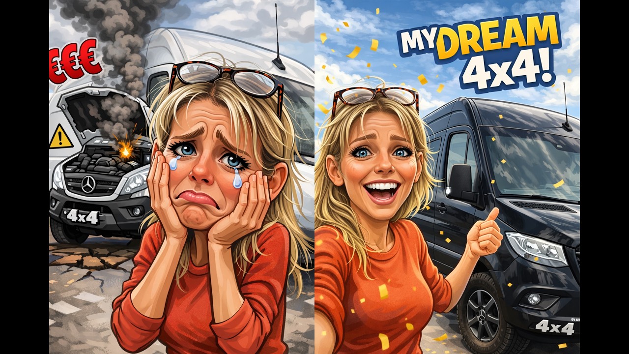 From Disaster to Dream Van | My Black Sprinter 4x4 Camper Build Begins