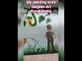 School wall art##Sanjeev artist kurukshetra ,Haryana 📱 9996403178