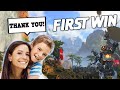 Helping a Cute Kid & his Mom get there First Win in Apex Legends!
