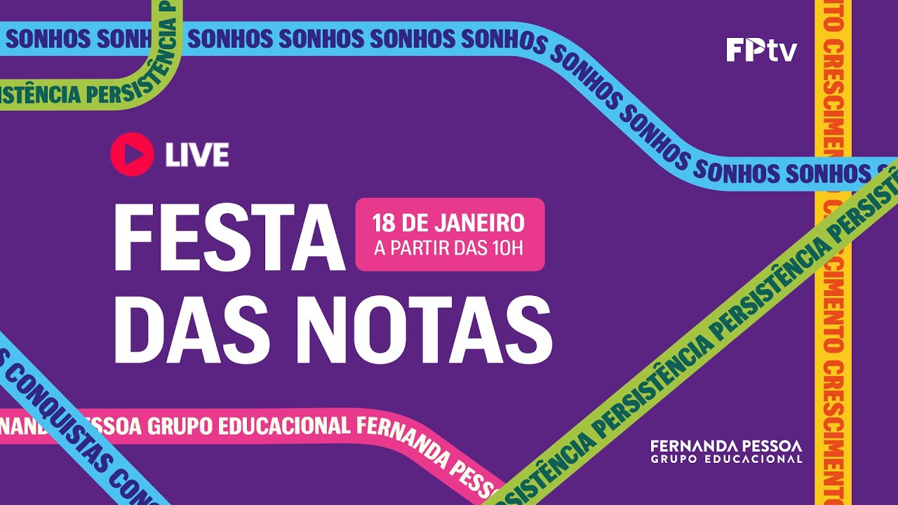 Festa das Notas 2026 (dia 01) | ENEM e Vestibulares - FPGE