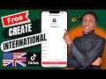 How to create international tiktok account in nigeriaafrica 2024  tiktok creators fund program