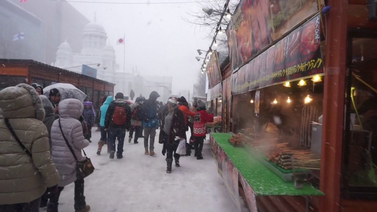 Last few minutes of the 2019 Sapporo Snow Festival