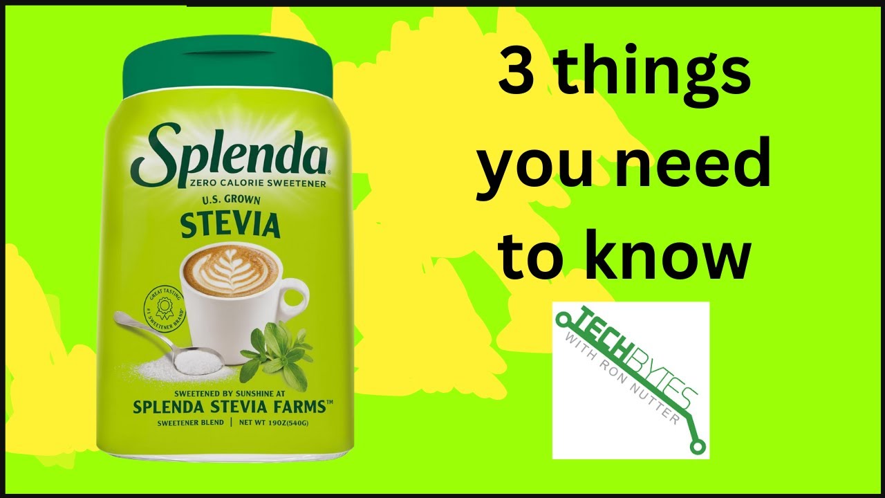 3 Things you need to know about SPLENDA Stevia Zero Calorie Sweetener