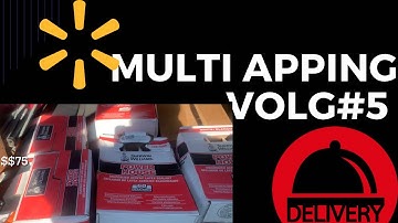 $$$358 ONE DAY MULTI APPING VLOG #5 walmart spark / doordash / dispatch grubhub / empower rideshare