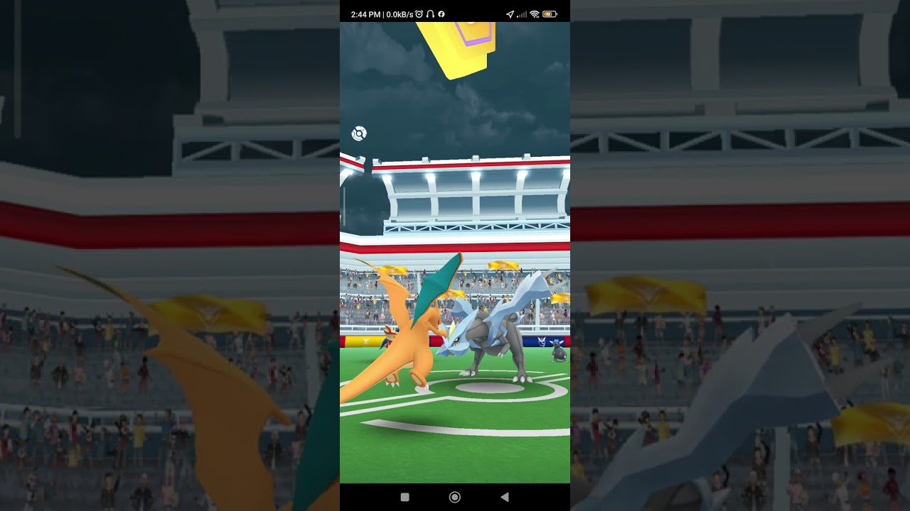 Venciendo a Kyurem Blanco con pokesde fuego PokemonGo 