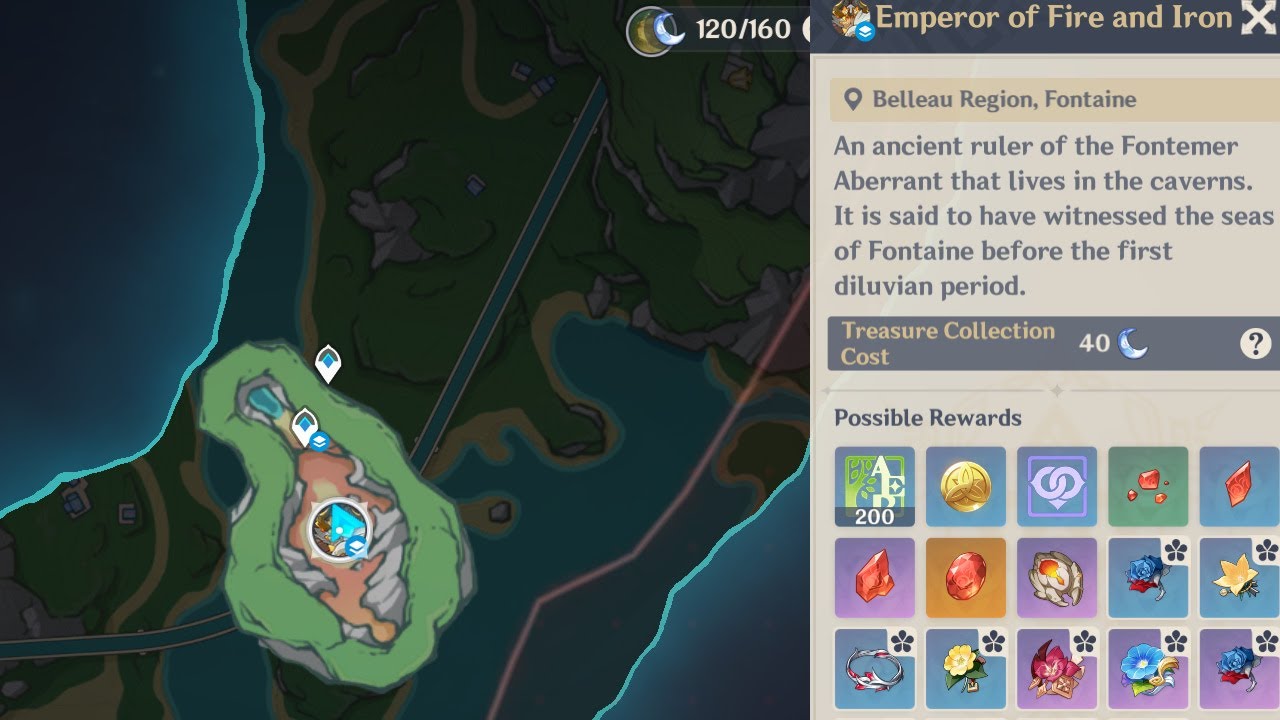 Genshin Impact 4.0 Emperor of Fire and Iron Teleport Waypoint Belleau Region, Fontaine