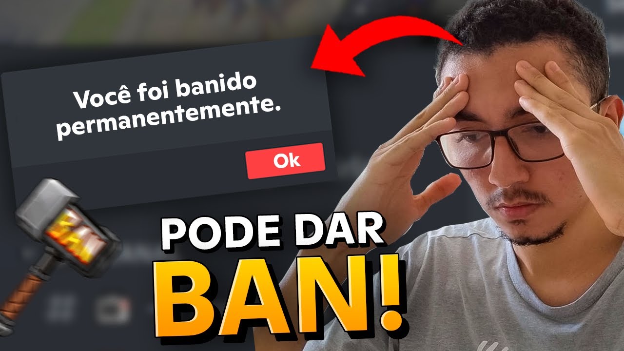 Acabei de ser banido de um servidor de webnamoro do discord os caras não  aguentam uma