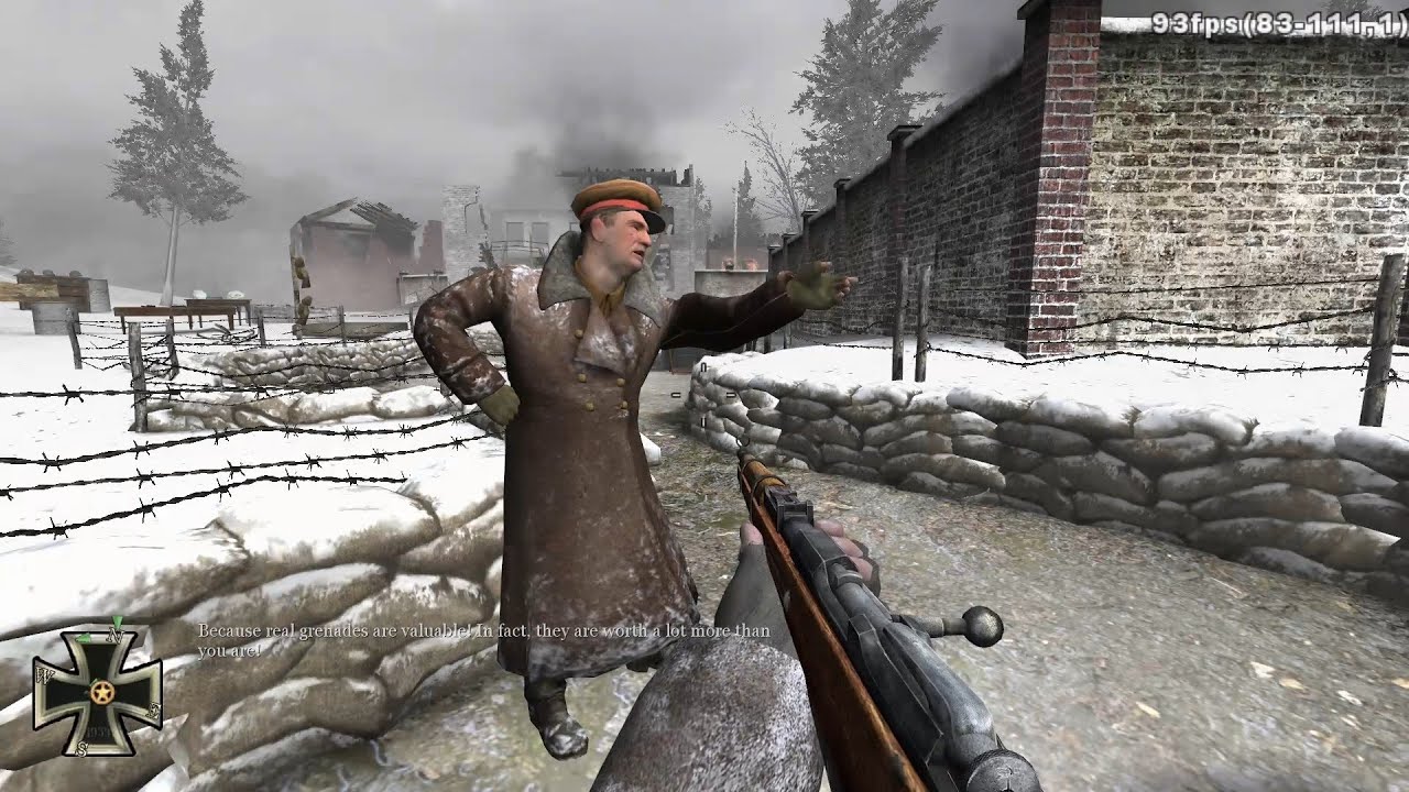Cod2 Winter Call of Duty 2 EP01 The Winter war, Red Army Training, HP Ryzen 7520u ...
