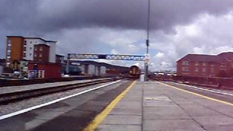 class 150, 153 and 158 arriving at cardiff central