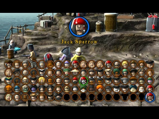 LEGO Pirates of the Caribbean - Purchasing All Remaining Characters (100% Complete) YouTube