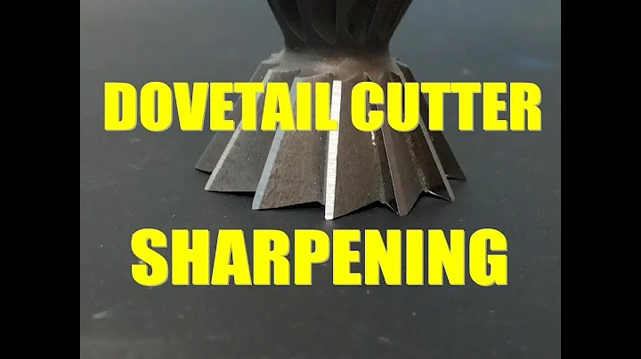 Dovetail cutter sharpening