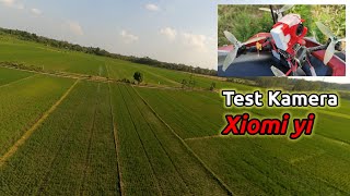 Tes hasil video kamera xiomi yi di drone race