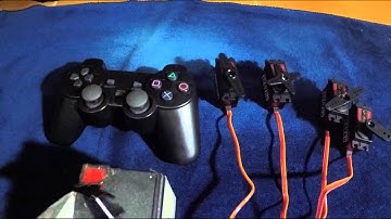 first test of the SSC32 U connected with arduino