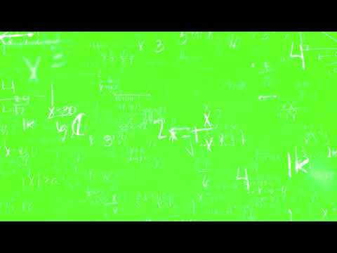 math-equations-chalk-screen-green