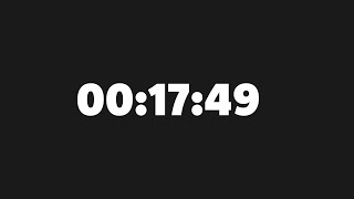 17 Minute 49 Second Timer - (1069/36,000)