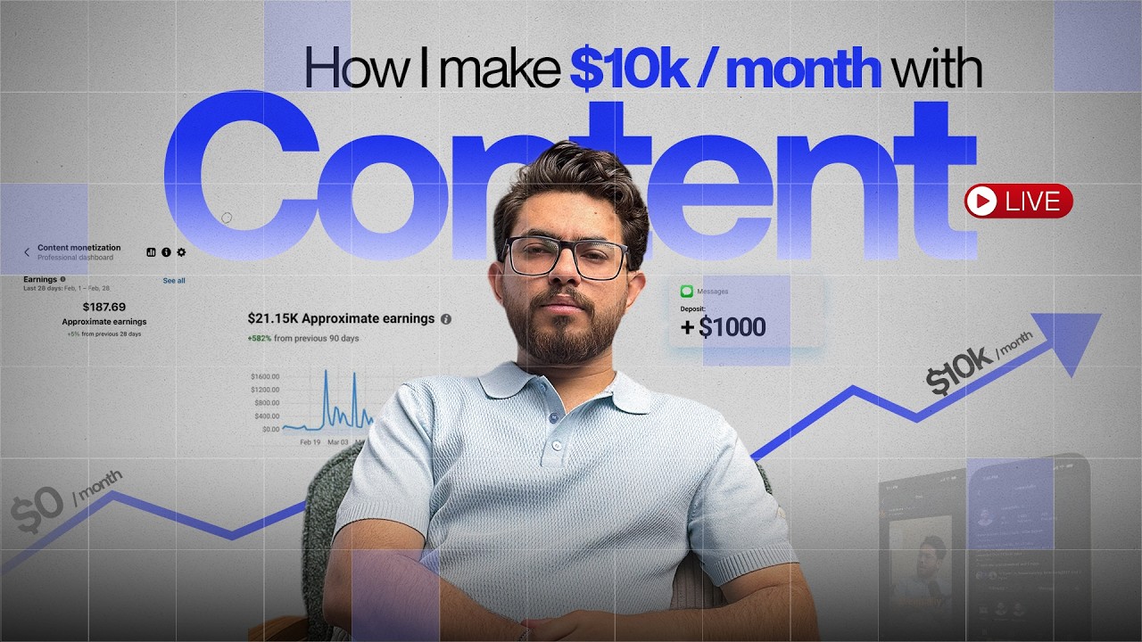 How to Make Content which Makes Money | The Content OS Masterclass by Usama Ashraf